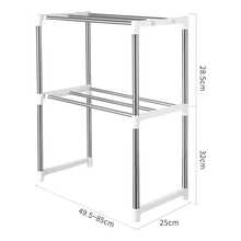 Microwave Oven Stand - White - View 5