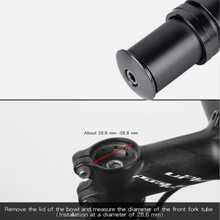 120/138mm Bicycle Aluminum Handlebar Riser Bike Handlebar Fork Stem Extension Aluminum - Black - View 4