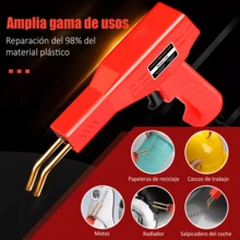 Soldadora Para Reparación De Plásticos Con 200 Grapas Rojo - Tipo de Enchufe A USA (110-127V) - Ver 3