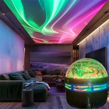1pc Galaxy Star Projector, USB Powered Rotating Night Light, Fantasy Theme Decor For Bedroom, Perfect For Christmas, Camping, Wedding, Halloween, Desk Lighting