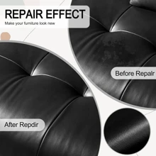 11.4*3.28ft Self Adhesive Leather Repair Patch Tape Large Leather Patches For Furniture, Couch, Car Seats, Office Chair, Bags, Vinyl And Boat Seat Repair