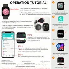 1pc Silicone Strap Smart Watch With Calling Function, Pedometer, Calorie Burning, Distance Tracker, Multiple Sports Modes, Alarm, Notification Reminder, 2.01" Full Touch Screen, Compatible With Android & IOS