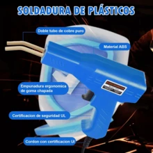Soldadora Para Reparación De Plásticos Con 200 Grapas Azul - Tipo de Enchufe A USA (110-127V) - Ver 3