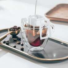 50PCS Disposable Single Serve Coffee Filter Cup Filter - 彩色 - 查看 9