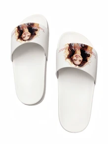Sapatos femininos personalizados, estampa personalizada, foto, design de logotipo, presentes para família, amigos, clientes, adequados para hotéis, praia, festivais, eventos