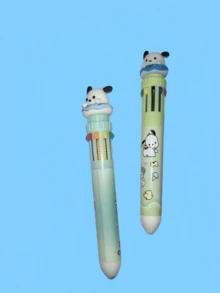 Sanrio 六件套、Coolomey、十色圆珠笔、卡通多色凝胶笔、Harperdog 圆珠笔、可爱学生文具笔、Sanrio、Sanrio 商品