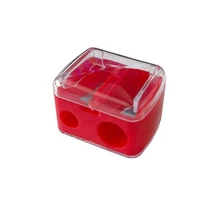 8/4/2pcs Makeup Pencil Sharpener, Lip Liner Pencil Sharpener, Eyebrow Pencil, Eyeliner Pencil Makeup Tool Sharpener, Eyeliner Pencil Sharpener, Double Hole Design, Excellent Material,Big & Small Hole Design, Easy To Use,Portable, Wide Application, Suitable For Beauty Salons, Nail Salons