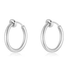 Stainless Steel Ear Cuff Non-Piercing Soft Cartilage Clip, Clip-On Earrings, Spring Ear Clips, Unisex Fake Hoop Earrings