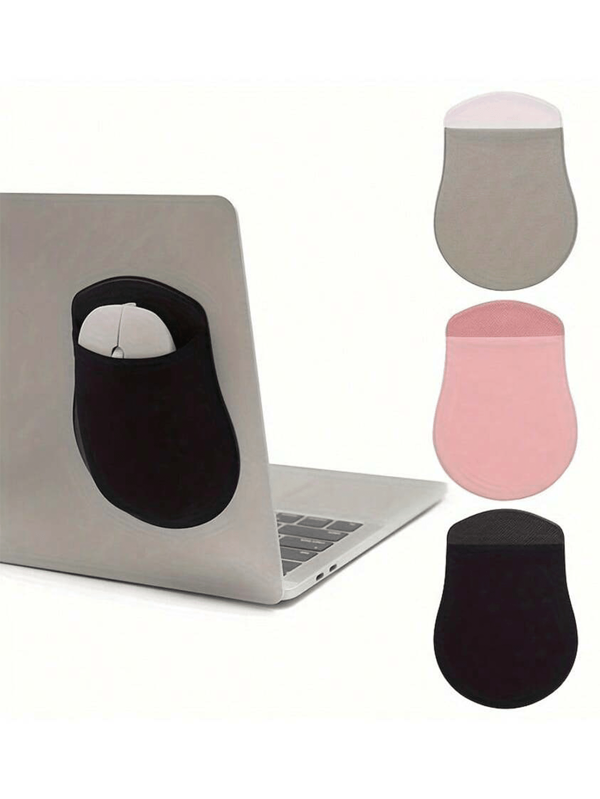 1 Stück selbstklebende Maus Aufbewahrungstasche, Laptop Rückseite Aufkleber Aufbewahrungstasche, rückstandsfrei elastische Maus Tasche für Schulbeginn