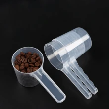 100ml 带刻度塑料量杯，50g 宠物食品勺，适用于粉末、液体、颗粒、烘焙测量 - 無色 - 查看 4