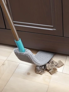 1 Set Super Soft Fiber Duster With Extension Pole, Washable & Retractable Dust Cleaner, Dry & Wet Cleaning Brush, Multi-Purpose Duster For Sofa, Bed, Furniture, Kitchen, Cleaning Supplies - Multicolor - View 5