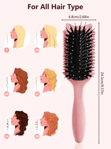 Curl Defining Hair Brush, Styling & Shaping Brush For Wet Hair, Perfect Curl Definition & Volume, Ideal For All Hairstyles, Gift For Women