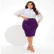 AVI Moda Crista Women Skirts - Red Violet - View 4