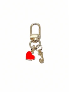 个性化心形吊坠，可定制（姓名首字母、留言/情书）| 心形钥匙扣 | 定制包包挂饰 | 礼物、钥匙扣、独特手机配件、简约设计、适合女士钱包和手机配件、送给朋友、家人、女友的礼物、户外用品、派对用品、礼品、纪念品、女士包包挂饰、汽车配件、送给女性和女孩的礼物 - 彩色 - 查看 21