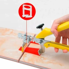 Clip Corbata Nivelador Porcelanico Azulejo Loseta Piso, Espesor 3mm, 100pz. Vmingo - 1.5 mm (100 Piezas) - Ver 2