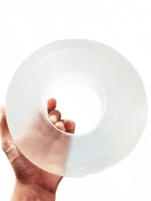 纳米双面胶带，透明可重复使用防水胶带，怪兽胶带，可重复使用墙贴，强力粘性，适用于汽车、浴室、厨房、家居、派对气球装饰，耐热胶带，返校季必备 - 彩色 - 查看 10