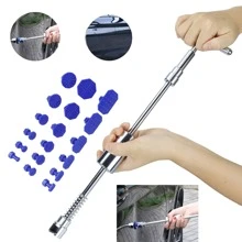 Besper Ensemble d'outils de réparation de bosses de voiture en forme de T, outil de réparation de bosses pour General Motors, convient pour la réparation des dommages causés par la grêle, sans peinture, outil de débosselage, réparation des impacts de grêle