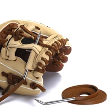 1 pieza Set de reparación de correa de guante de béisbol/sóftbol, kit de reparación rápida de correa de guante, que incluye agujas de correa para guantes de receptor, fácil de usar, de alta calidad sintético, múltiples colores