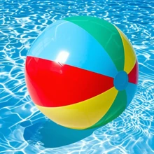 1 个充气户外沙滩球，适合度假