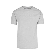 Playera        Regular        manga corta   cuello redondo  hombre caballero  - Yazbek - Gris - Ver 1