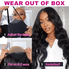 250% Dichtheid 34Inch Body Wave 13x4 13x6 5*5 Lijmloze Pruiken Menselijk Haar Voorgeplukt Voorgeknipt Bye Bye Knots Pruik 3 Seconden Om Te Dragen Voor Beginners Lijmloze Pruiken Menselijk Haar Voorgeplukt Voorgeknipt 5x5 HD Lace Closure Pruiken Menselijk Haar Body Wave Lace Front Pruiken Menselijk Haar Voor Vrouwen