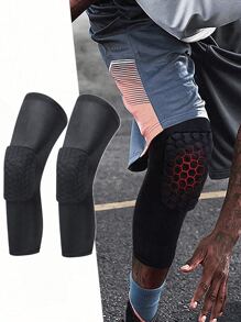 1 pièce, nouveau protège-genoux en nid d'abeille pour l'été 2025, convient à la fitness quotidienne, aux sports, au basket-ball. Protège-genoux en nid d'abeille anti-collision, équipement de protection sportive professionnel pour les longues jambes, pour hommes et femmes