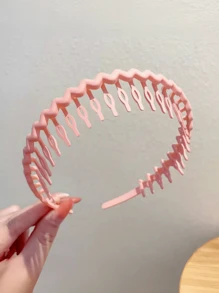 1/4/7/9 szt. Proste, cukierkowe, solidne opaski do włosów, koreańskie, nieuszkadzające, falowane, plecione opaski do włosów z ząbkami, odpowiednie do codziennego i okazjonalnego użytku