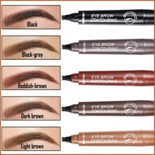 [MENDSMAN] Fine 4 Pronged Eyebrow Pencil, Natural 3D Eyebrow Effect, Creates Natural Eyebrow Makeup, Waterproof, Sweat-Proof, Long-Lasting And Non-Smudging, Easy Draw For Clear Eyebrows, Nice Gifts For Women, And For Valentine's Day
