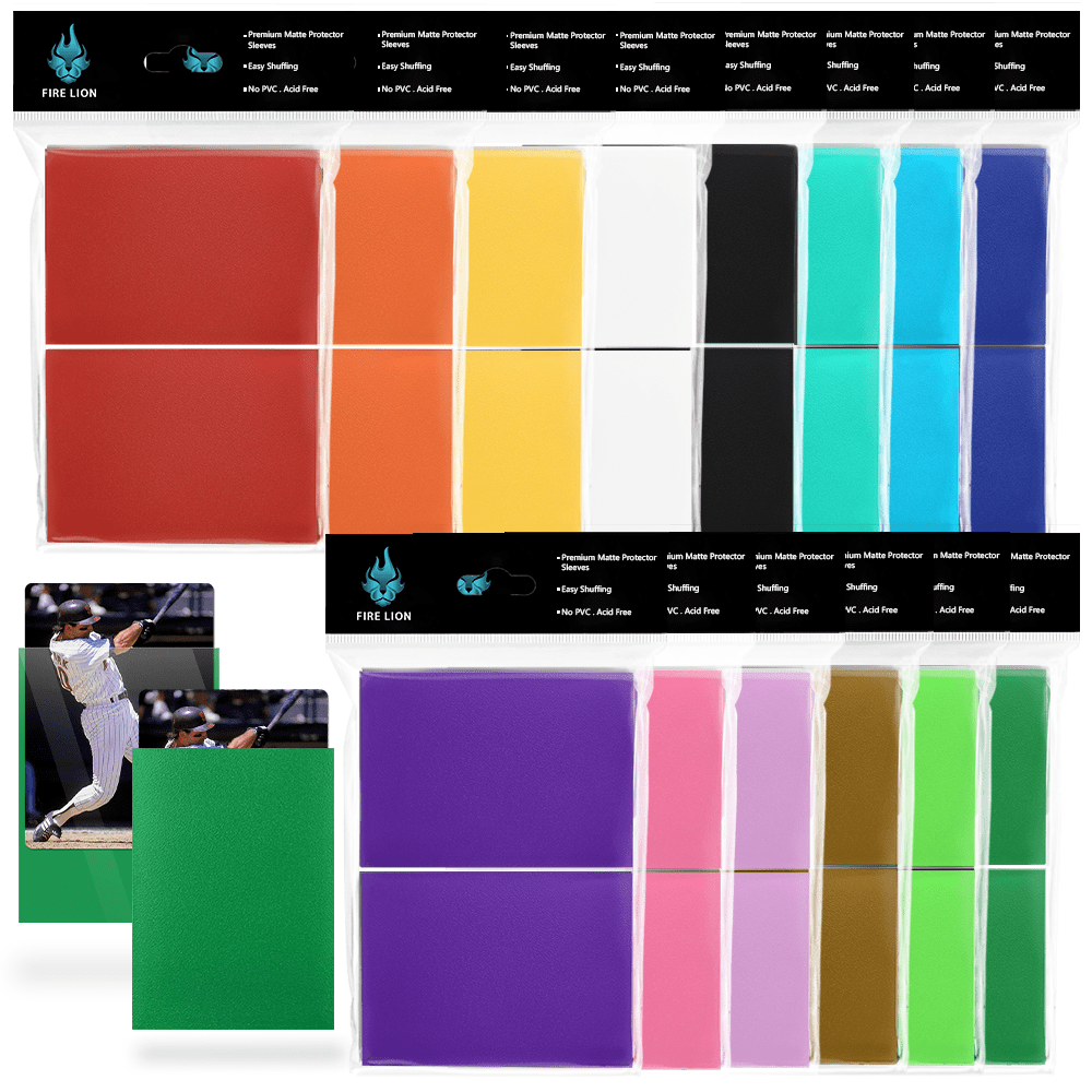 100 piezas/50 piezas Fundas para cartas de 66*91 mm con diseños personalizados opaca, protectoras para juegos de cartas como MTG/PKM, cartas coleccionables, juegos de mesa, protectores de alta calidad y materiales duraderos - diseños exclusivos para regalos de Halloween/Navidad/Cumpleaños