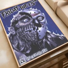 WB 1/10PCS Friday The 13th Horror Films Poster Wall Art Home Decor Room Decor Digital Painting Living Room Restaurant Kitchen Art - Frameless