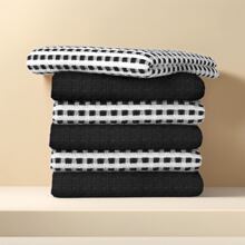 Six Terry Kitchen Towels Set