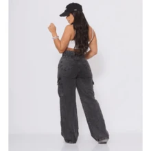 Wide Leg Cargo Jeans NEW!!! - 有大理石花紋的 - 查看 5