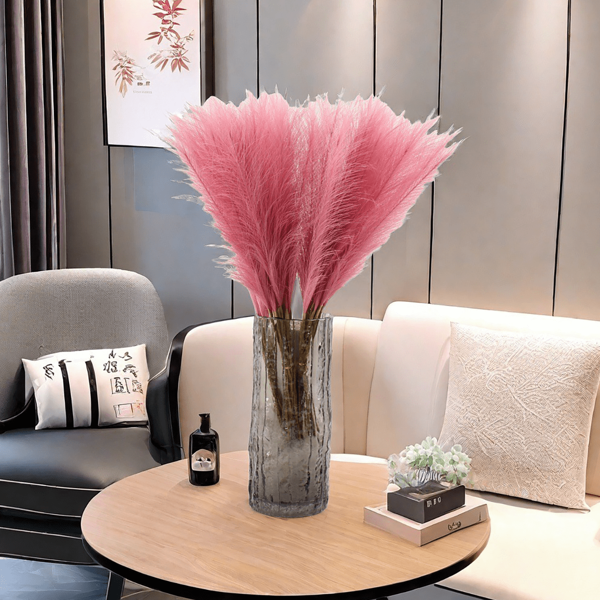 Artificial Reed, Pampas Grass, Boho Decorative Artificial Reed Simulation Reed Grass, Artificial Plant,Fall Decor,Autumn