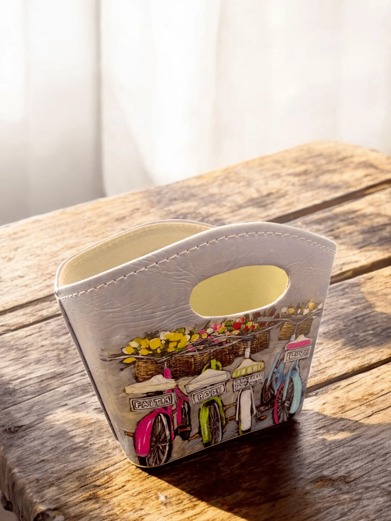 Rhinestone Storage Box - Mavi ve beyaz - Görünüm 1