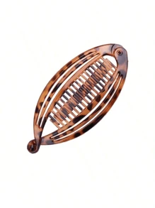 1/2 pièces Pince à cheveux en forme de griffe imprimée léopard et noire : pince banane, pince coque de tortue, pince haricot, pince queue de cheval, convient pour les pinces à cheveux quotidiennes, pinces à cheveux, pinces à cheveux, pinces à cheveux, pinces à cheveux, pinces à cheveux. Accessoires pour cheveux d'automne et d'hiver pour femmes pour les tenues de vacances