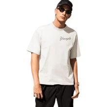 Playera Camiseta Young LA LL Unicornio Gym Oversize Unisex - Blanco - Ver 2