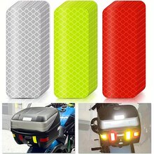 10pcs Universal Reflective Stickers, Cycling Accessories, Reflective All Light Sources Reflective Decorative Stickers