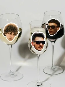 1pc Custom Face Sticker, Stickers From Your Photo Portrait,Graduate Stickers,Waterproof Stickers,PVC Stickers,Cup Decoration Stickers, Self-Adhesive Stickers, Decorations, Meaningful Gifts, Commemorative Gifts,For Her Friends, Son, Daughter, School Students, Workers, Kids School, Home, Office,Graduate,Art Activities For Children,Office Decor - Multicolor - View 3