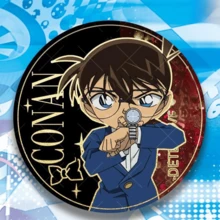 2025 年全新动漫柯南、乱、爱、元太浮雕反光徽章，激光技术，收藏别针 - 生日礼物、节日礼物、毕业礼物、收藏家礼物、粉丝礼物 - 彩色 - 查看 4