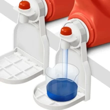 1pc-Laundry Detergent Cup Holder, Softener Drip Tray, Say Goodbye To Dirty Dripping, Foldable Laundry Detergent Cup Holder, Overflow-Proof Portable Cup Holder Back To School
