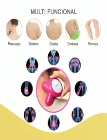 Mini Portable Body Massager For Relaxation Electric Voltage USB And Mimo Battery. - 彩色 - 查看 6