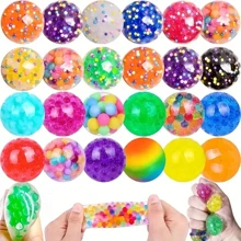 1 pieza Juguete de apriete antiestrés con oso de azúcar de malta, juguete de inquietud, juguete apretable, gran regalo para vacaciones, cumpleaños, Halloween, Navidad, niños