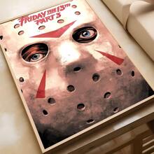 WB 1/10PCS Friday The 13th Horror Films Poster Wall Art Home Decor Room Decor Digital Painting Living Room Restaurant Kitchen Art - Frameless