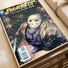 WB 1/10PCS Friday The 13th Horror Films Poster Wall Art Home Decor Room Decor Digital Painting Living Room Restaurant Kitchen Art - Frameless