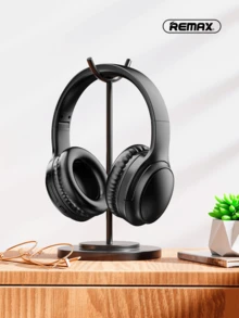 Remax 蓝牙耳机带麦克风，66 小时播放时间无线耳机，电池待机时间长达 300 小时，可折叠轻便耳机，支持 SD 卡，送给朋友的优质礼物，本店经典畅销品（黑色/蓝色/米色） - 彩色 - 查看 13