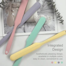 1pc Silicone Cream Cake Spatula Scraper, Dishwasher - D Style, Multiple Colors - View 7