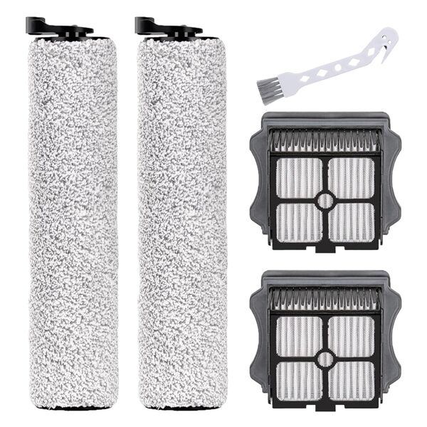 Zubehör Rollbürste und HEPA Vakuumfilter Ersatz für Tineco Floor ONE S3/IFloor 3 Akkubetriebener Nass-Trocken-Staubsauger Ersatzteile.