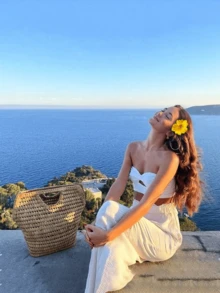 1/9 件装夏威夷花朵发夹，女士人造花发夹，鸡蛋花发夹，适合假日海滩派对、夏季热带花朵发饰、婚礼派对、送给女孩的节日礼物、母亲节礼物、发爪夹、发夹、发卡、学习用品 - 彩色 - 查看 2