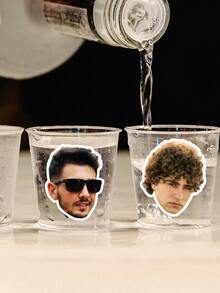 1pc Custom Face Sticker, Stickers From Your Photo Portrait,Graduate Stickers,Waterproof Stickers,PVC Stickers,Cup Decoration Stickers, Self-Adhesive Stickers, Decorations, Meaningful Gifts, Commemorative Gifts,For Her Friends, Son, Daughter, School Students, Workers, Kids School, Home, Office,Graduate,Art Activities For Children,Office Decor - Multicolor - View 4