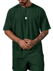 Kit 3 Oversized T-Shirts Streetwear Cotton Oversize Shirt Blouse 100% Cotton Street Fashion